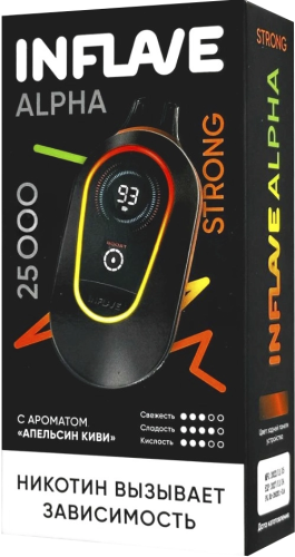 INFLAVE ALPHA 25000 2% STRONG Апельсин Киви