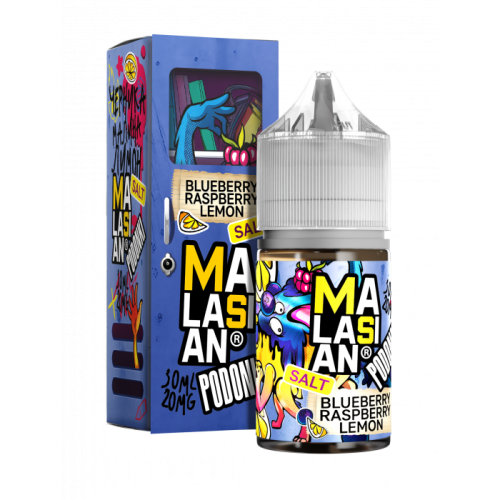 BLUEBERRY RASPBERRY LEMON (Черника-Малина-Лимо) 20мг STRONG PODONKI & MALASIAN V3 SALT 30мл Жидкость