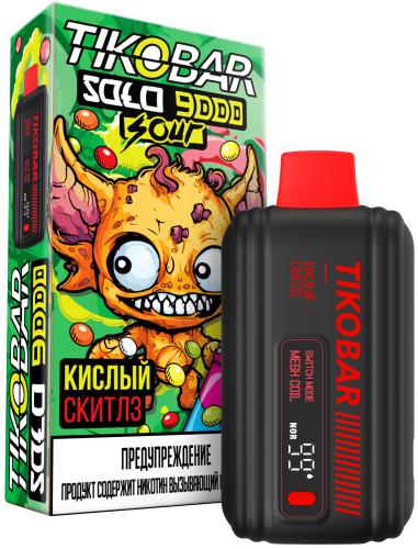 ЭСДН TIKOBAR 10000 2% Sour Candies (Кислые Конфеты)