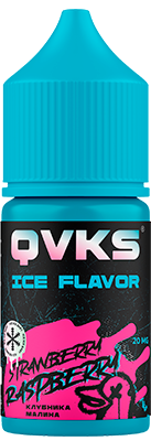 Ароматизатор для 30мл QVKS ICE KONSTRUKT Земляника Малина (Клубника Малина) (Клубника)
