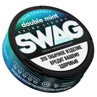 Жевательный табак SWAG 5гр MINI Double Mint STRONG M
