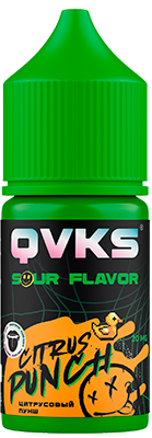 Ароматизатор для 30мл QVKS SOUR KONSTRUKT Цитрусовый Пунш