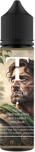 Ароматизатор для 60мл Unique Tobacco Hector (Табак Взбитый Крем, Фисташка, Миндаль)