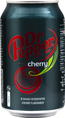 Напиток газированный "Dr.Pepper", 0,33л, Ж/Б Cherry