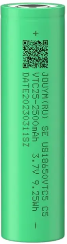 18650 2500mAh 30A Аккумулятор \JOUYM VTC25\