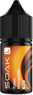 Жидкость для ЭСДН SOAK SALT 30мл 20мг Persimmon Macadamia/Хурма Макадамия