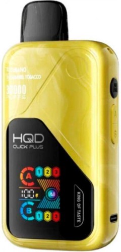 ЭСДН HQD CLICK PLUS 30000 2% Сигара карамельный табак