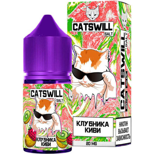 Клубника Киви 20мг STRONG Catswill 30мл Жидкость