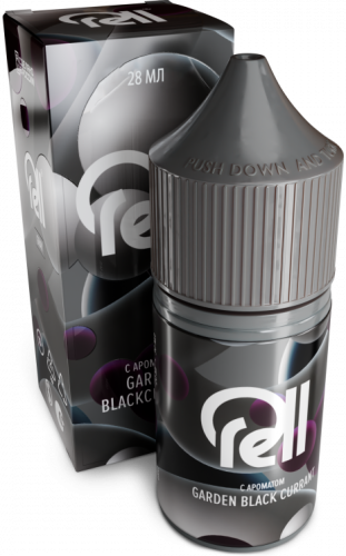 Жидкость для очистки картриджей ЭСДН RellGray с ароматом садовой смородины