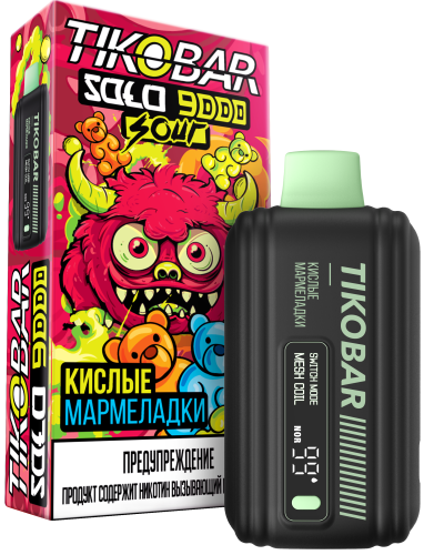 ЭСДН TIKOBAR 10000 2% Sour Jelly Bears (Кислые Мармеладки)