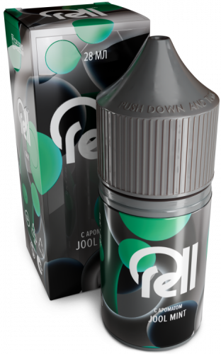 Жидкость для очистки картриджей ЭСДН RellGray с ароматом свежей перечной мяты