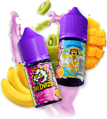 Жидкость для ЭСДН TheДвиж(ЗеДвиж) SALT 30мл 20мг Skazochnoebali (Манго/ Киви/ Банан)