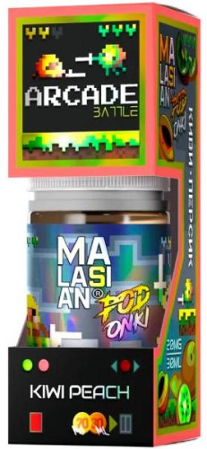 KIWI PEACH (Киви персик) 20мг STRONG PODONKI & MALASIAN ARCADE SALT 30мл Жидкость