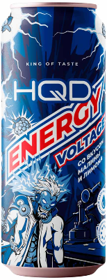 Энергетик "HQD", 0,45л, Ж/Б Voltage