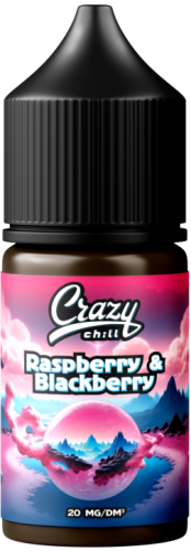 Жидкость для ЭСДН CRAZY CHILL SALT 3мл 20мг Малина Ежевика