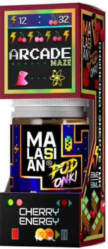 CHERRY ENERGY (Вишневый Энергетик) 20мг STRONG PODONKI & MALASIAN ARCADE SALT 30мл Жидкость