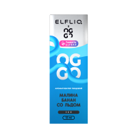 Ароматизатор для 30мл ELFLIQ X OGGO Ice Малина банан со льдом (Raspberry Banana)