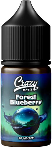 Жидкость для ЭСДН CRAZY CHILL SALT 3мл 20мг Лесная черника Hard