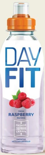 Вода без газа "DAYFIT", 0,4л, ПЭТ Малина
