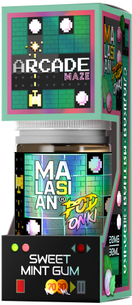 SWEET MINT GUM (Сладкая Мятная Жвачка) 20мг STRONG PODONKI & MALASIAN ARCADE SALT 30мл Жидкость