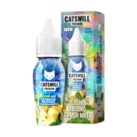 Зелёное яблоко лимон мята 20мг CATSWILL PREMIUM ICE 30мл Жидкость
