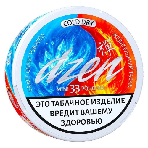 Жевательный табак DZEN 9гр mini COLD DRY STRONG М