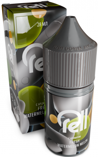 Жидкость для очистки картриджей ЭСДН RellGray с ароматом арбузного фреша с дольками дыни