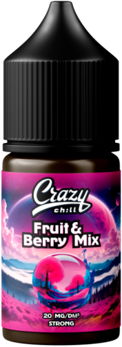 Жидкость для ЭСДН CRAZY CHILL SALT 3мл 20мг Фруктово-ягодный микс