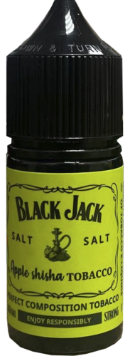 Apple Shisha Tobacco 20мг Black Jack SALT 30мл Жидкость