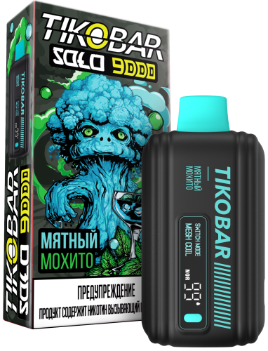 ЭСДН TIKOBAR 10000 2% Lemon Mint (Лимон Мята)