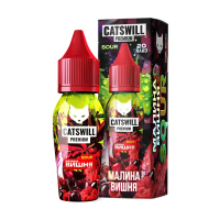 Малина вишня 20мг CATSWILL PREMIUM SOUR 30мл Жидкость