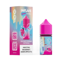 Кислый Розовый лимонад 20мг INFLAVE BUBBLE SALT 30мл Жидкость