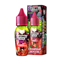 Клубничный энергетик 20мг CATSWILL PREMIUM SOUR 30мл Жидкость