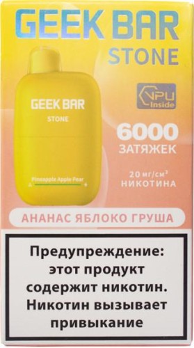ЭСДН GEEK BAR STONE 6000 2% Ананас Яблоко Груша