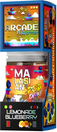 LEMONADE BLUEBERRY (Лимонад Голубика) 20мг STRONG PODONKI & MALASIAN ARCADE SALT 30мл Жидкость